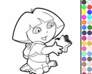 Dora online színező 4 online színező játék
