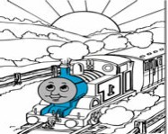 Thomas the tank engine online coloring ingyen játék
